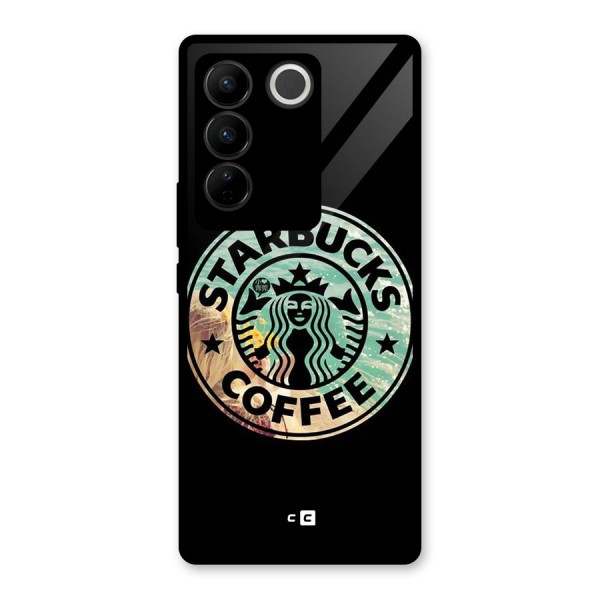 Coffee StarBucks Glass Back Case for Vivo V27