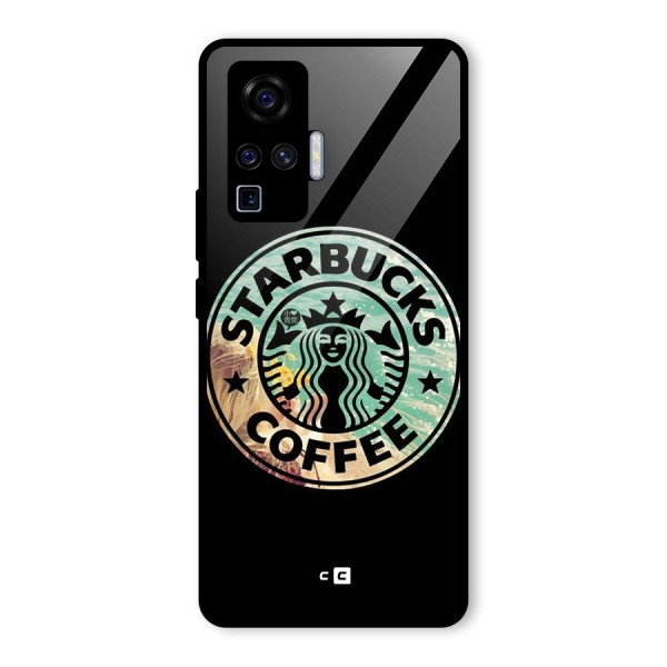 Coffee StarBucks Glass Back Case for Vivo X50 Pro