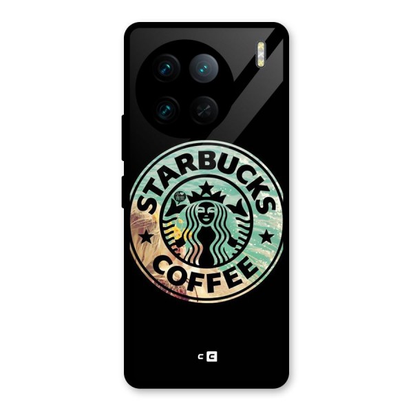 Coffee StarBucks Glass Back Case for Vivo X90 Pro