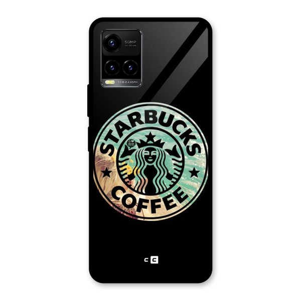 Coffee StarBucks Glass Back Case for Vivo Y21A