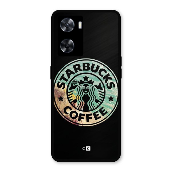 Coffee StarBucks Metal Back Case for Oppo A57 2022