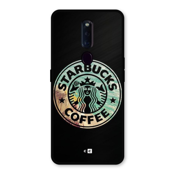 Coffee StarBucks Metal Back Case for Oppo F11 Pro