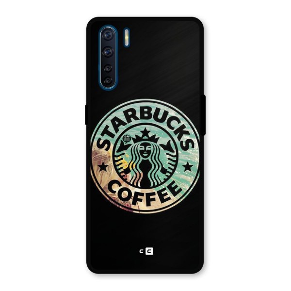 Coffee StarBucks Metal Back Case for Oppo F15