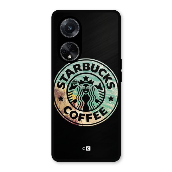 Coffee StarBucks Metal Back Case for Oppo F23