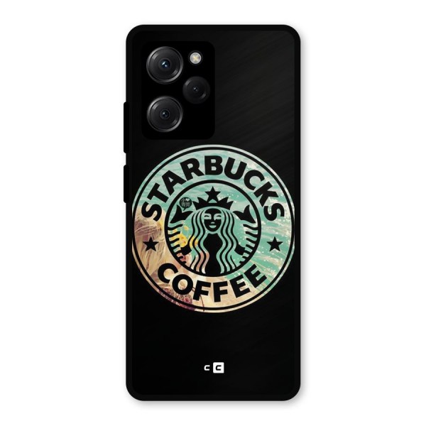 Coffee StarBucks Metal Back Case for Poco X5 Pro