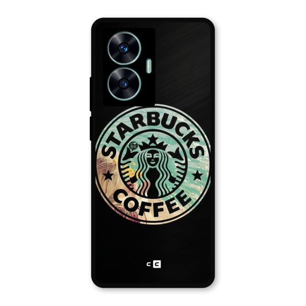 Coffee StarBucks Metal Back Case for Realme C55