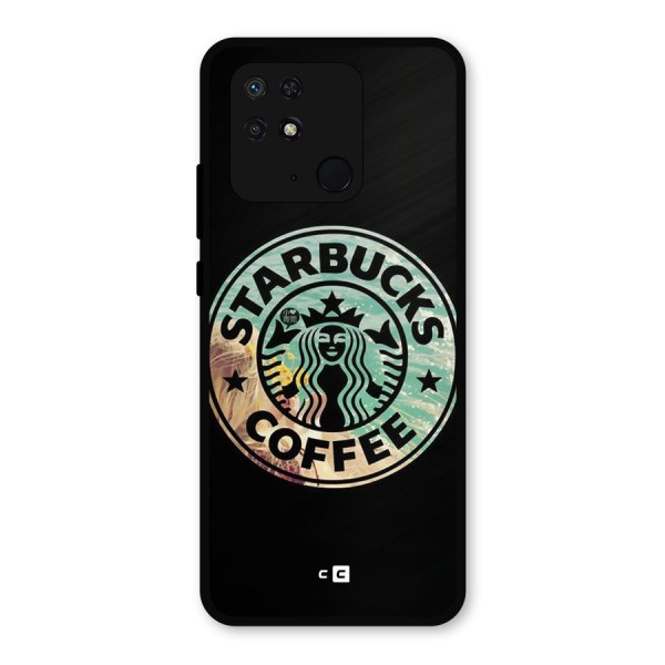 Coffee StarBucks Metal Back Case for Redmi 10 Power