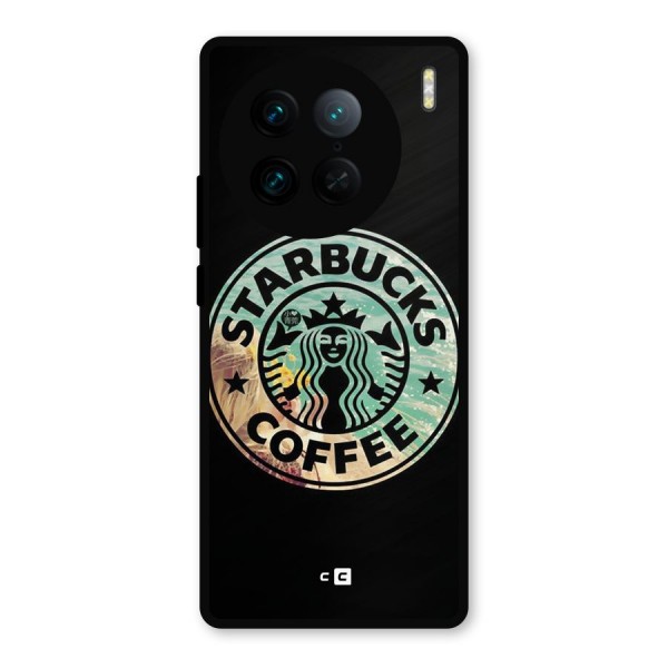 Coffee StarBucks Metal Back Case for Vivo X90 Pro