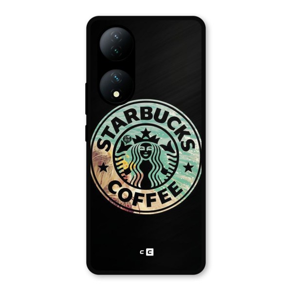 Coffee StarBucks Metal Back Case for Vivo Y100a