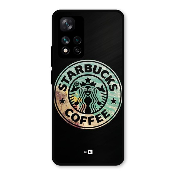 Coffee StarBucks Metal Back Case for Xiaomi 11i Hypercharge 5G