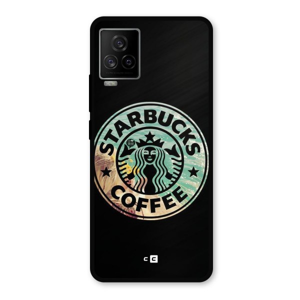 Coffee StarBucks Metal Back Case for iQOO 7 Legend 5G