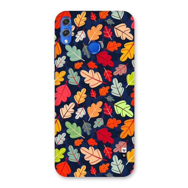 Colorful Leaves Beautiful Pattern Back Case for Honor 8X