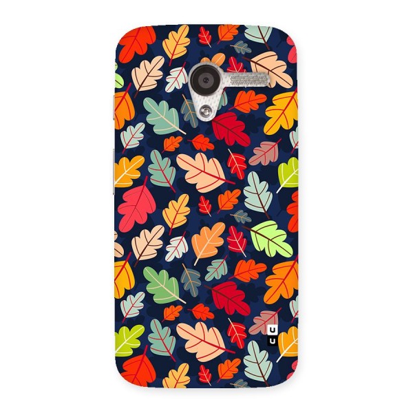 Colorful Leaves Beautiful Pattern Back Case for Moto X