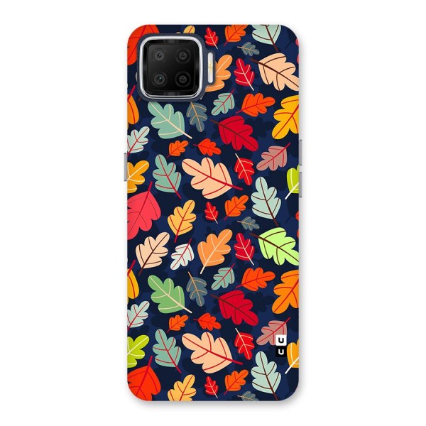 Colorful Leaves Beautiful Pattern Back Case for Oppo F17