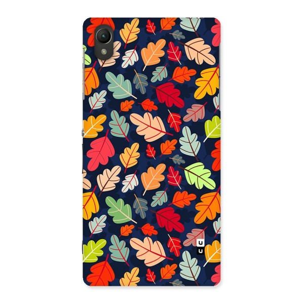 Colorful Leaves Beautiful Pattern Back Case for Xperia Z2
