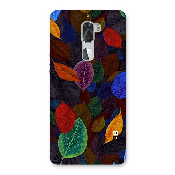 Colorful Leaves Pattern Back Case for Coolpad Cool 1