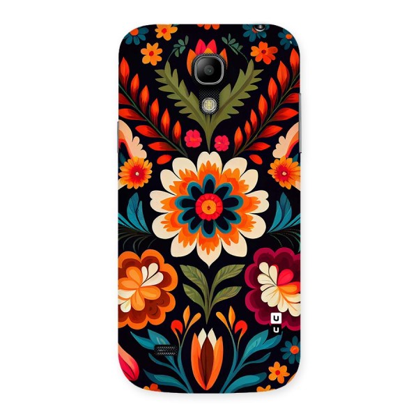 Colorful Mexican Floral Pattern Back Case for Galaxy S4 Mini