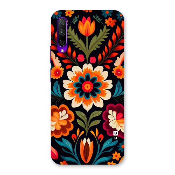 Colorful Mexican Floral Pattern Back Case for Honor 9X Pro