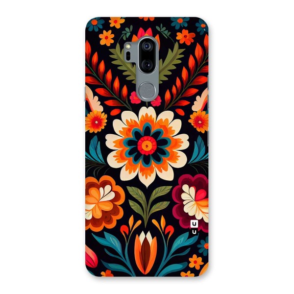 Colorful Mexican Floral Pattern Back Case for LG G7