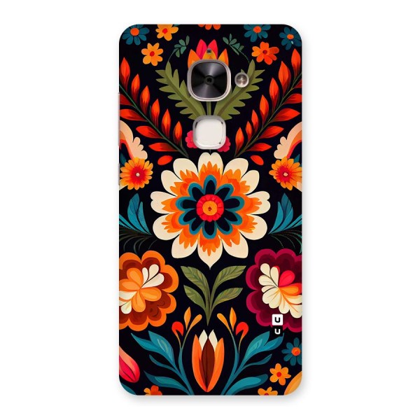 Colorful Mexican Floral Pattern Back Case for Le 2