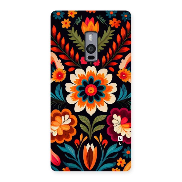 Colorful Mexican Floral Pattern Back Case for OnePlus 2