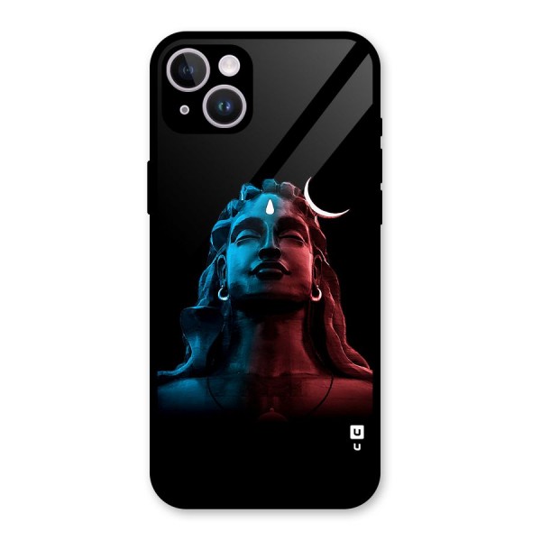 Colorful Shiva Glass Back Case for iPhone 14 Plus