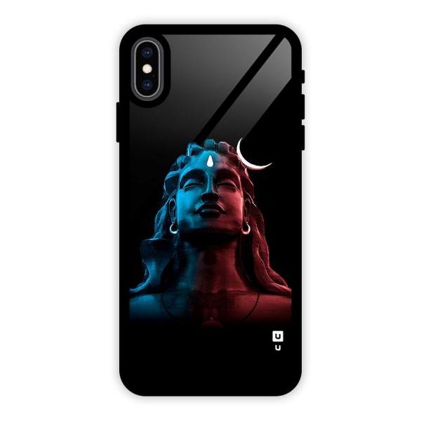 Colorful Shiva Glass Back Case for iPhone XS Max