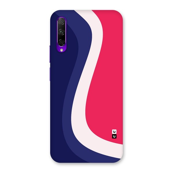 Colorful Wavy Print Back Case for Honor 9X Pro