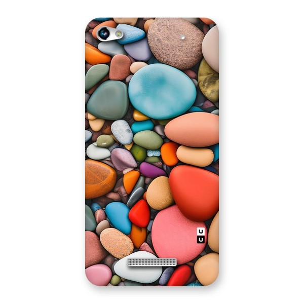 Colourful Stones Back Case for Canvas Hue 2 A316