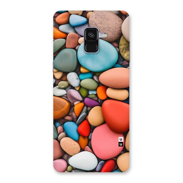 Colourful Stones Back Case for Galaxy A8 Plus