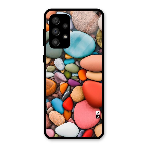 Colourful Stones Glass Back Case for Galaxy A32