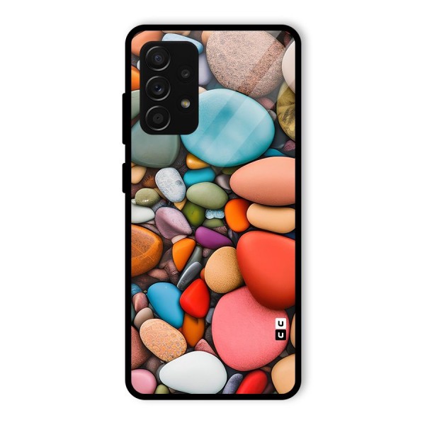 Colourful Stones Glass Back Case for Galaxy A53 5G