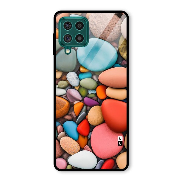 Colourful Stones Glass Back Case for Galaxy F62