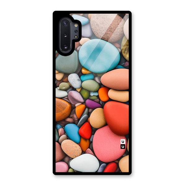 Colourful Stones Glass Back Case for Galaxy Note 10 Plus