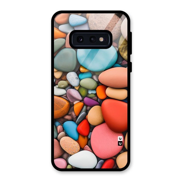 Colourful Stones Glass Back Case for Galaxy S10e