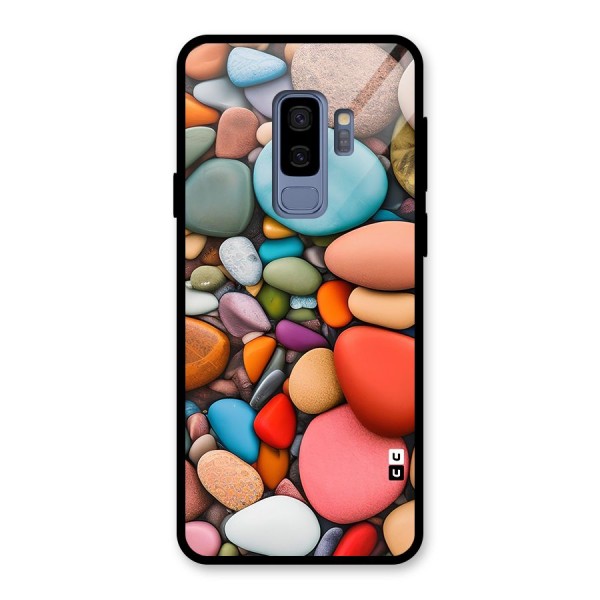 Colourful Stones Glass Back Case for Galaxy S9 Plus