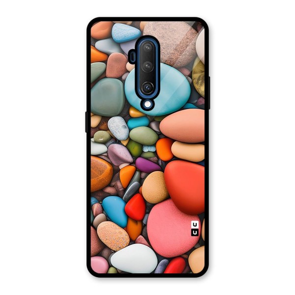 Colourful Stones Glass Back Case for OnePlus 7T Pro