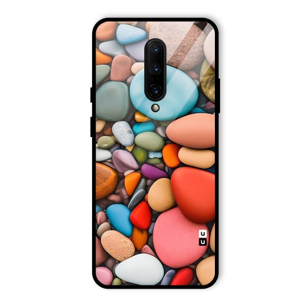 Colourful Stones Glass Back Case for OnePlus 7 Pro