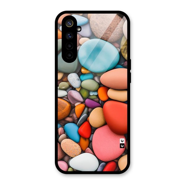 Colourful Stones Glass Back Case for Realme 6