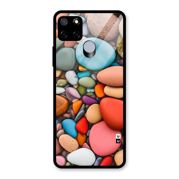 Colourful Stones Glass Back Case for Realme C12