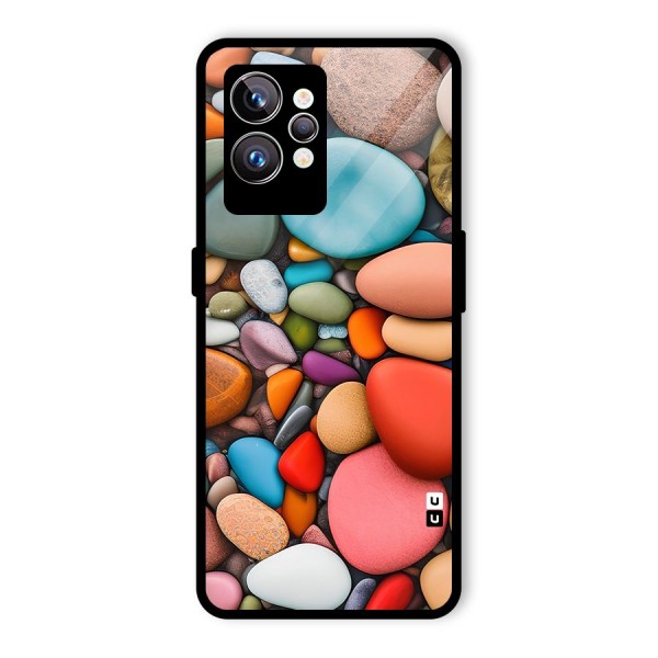 Colourful Stones Glass Back Case for Realme GT2 Pro