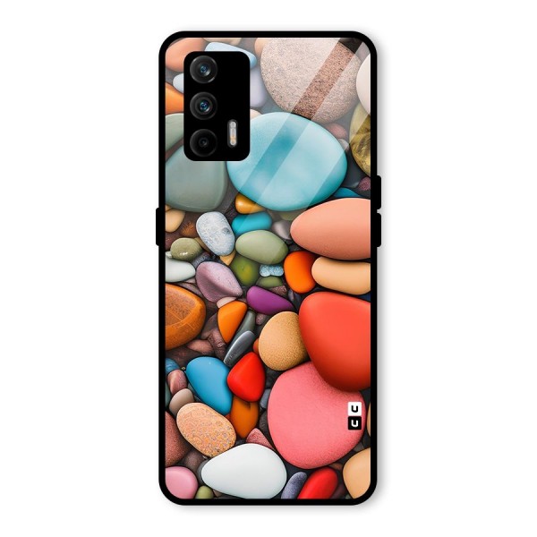 Colourful Stones Glass Back Case for Realme GT 5G