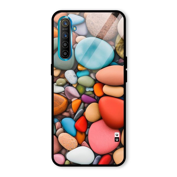 Colourful Stones Glass Back Case for Realme XT