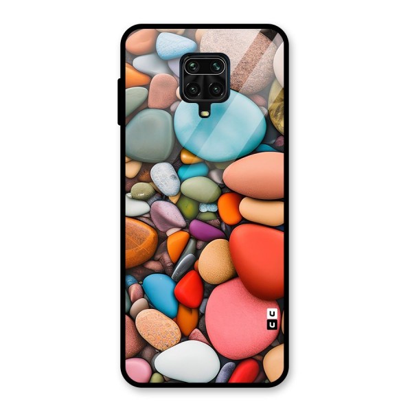 Colourful Stones Glass Back Case for Redmi Note 10 Lite