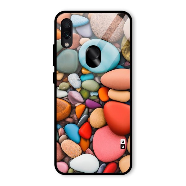 Colourful Stones Glass Back Case for Redmi Note 7