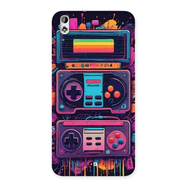 Comic Gaming Console Back Case for Desire 816g