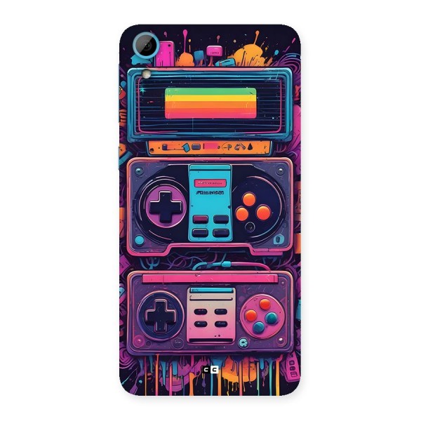 Comic Gaming Console Back Case for Desire 826