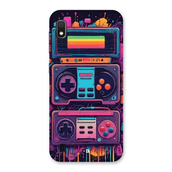 Comic Gaming Console Back Case for Galaxy A10