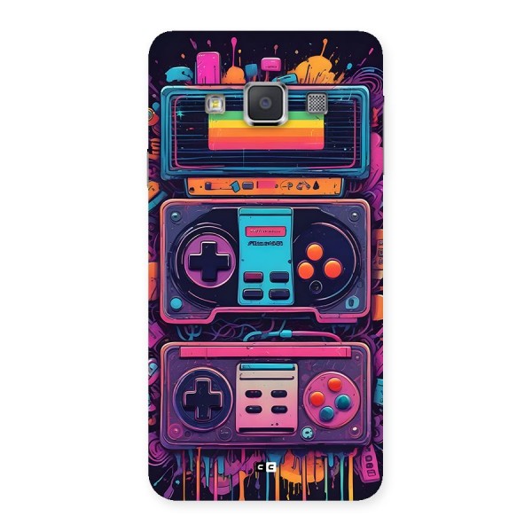 Comic Gaming Console Back Case for Galaxy A3