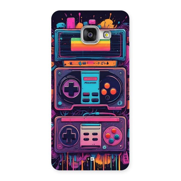 Comic Gaming Console Back Case for Galaxy A3 (2016)